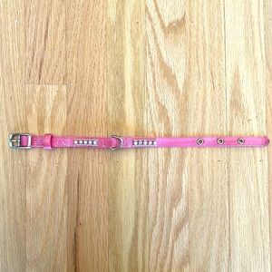 Pink Dog Collar for small dogs - Pre-owned